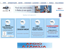 Tablet Screenshot of abapaz.org.br